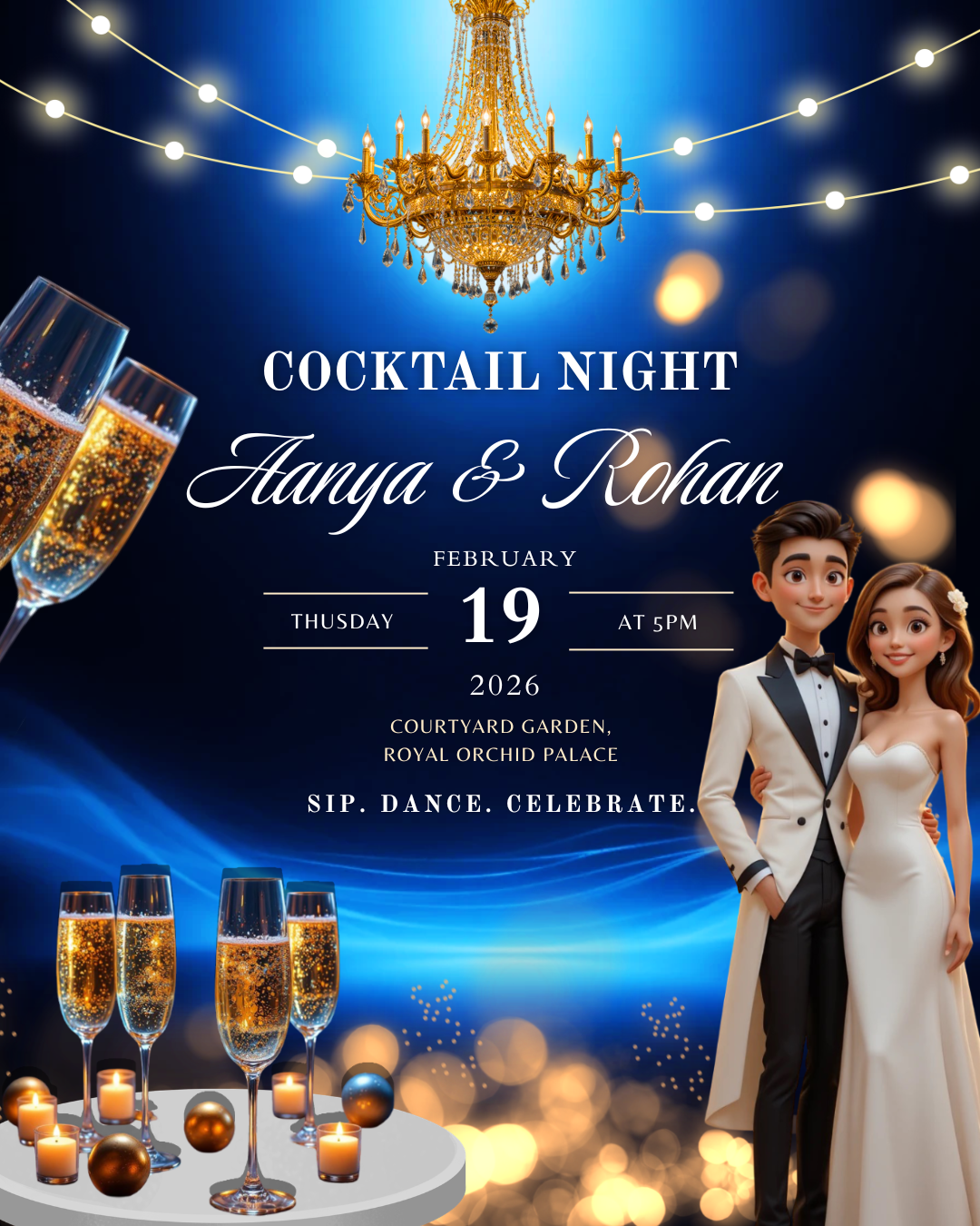 Cocktail Night Poster